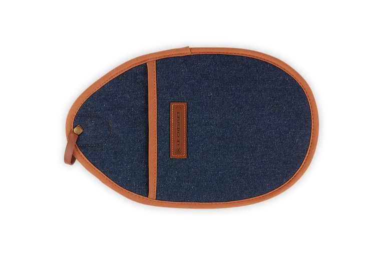 Le Creuset 2 Pannenlappen Denim 32x20CM