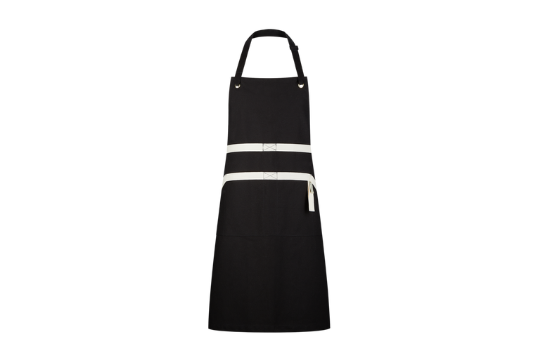 Le Creuset Schort Zwart 89x79CM