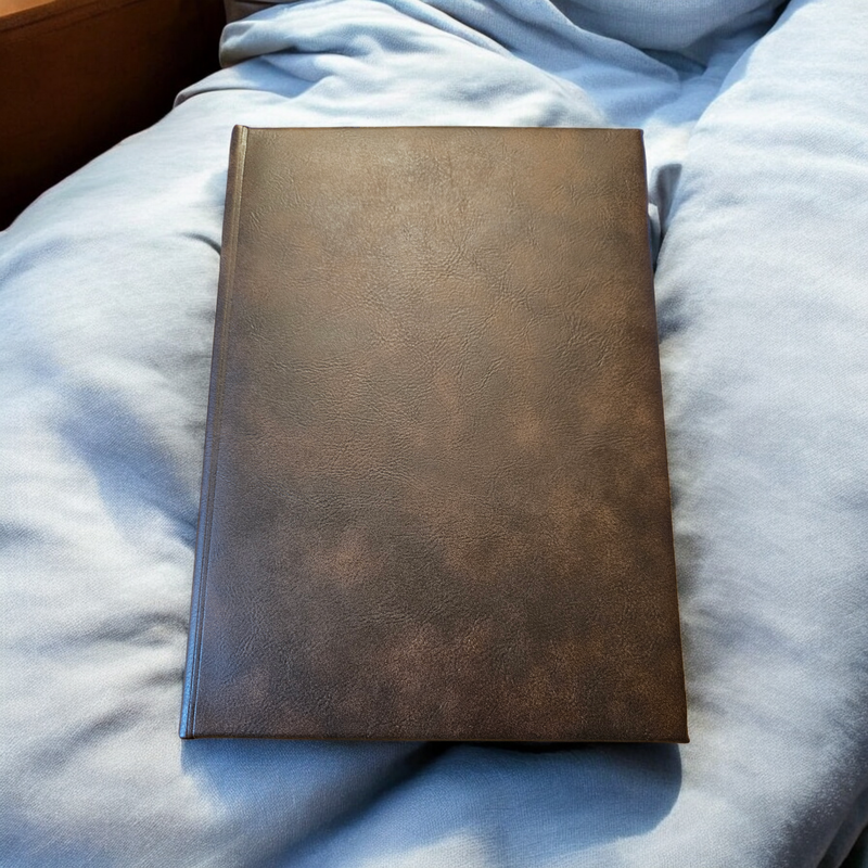 Journal, Leather, Lined, 9 x 7