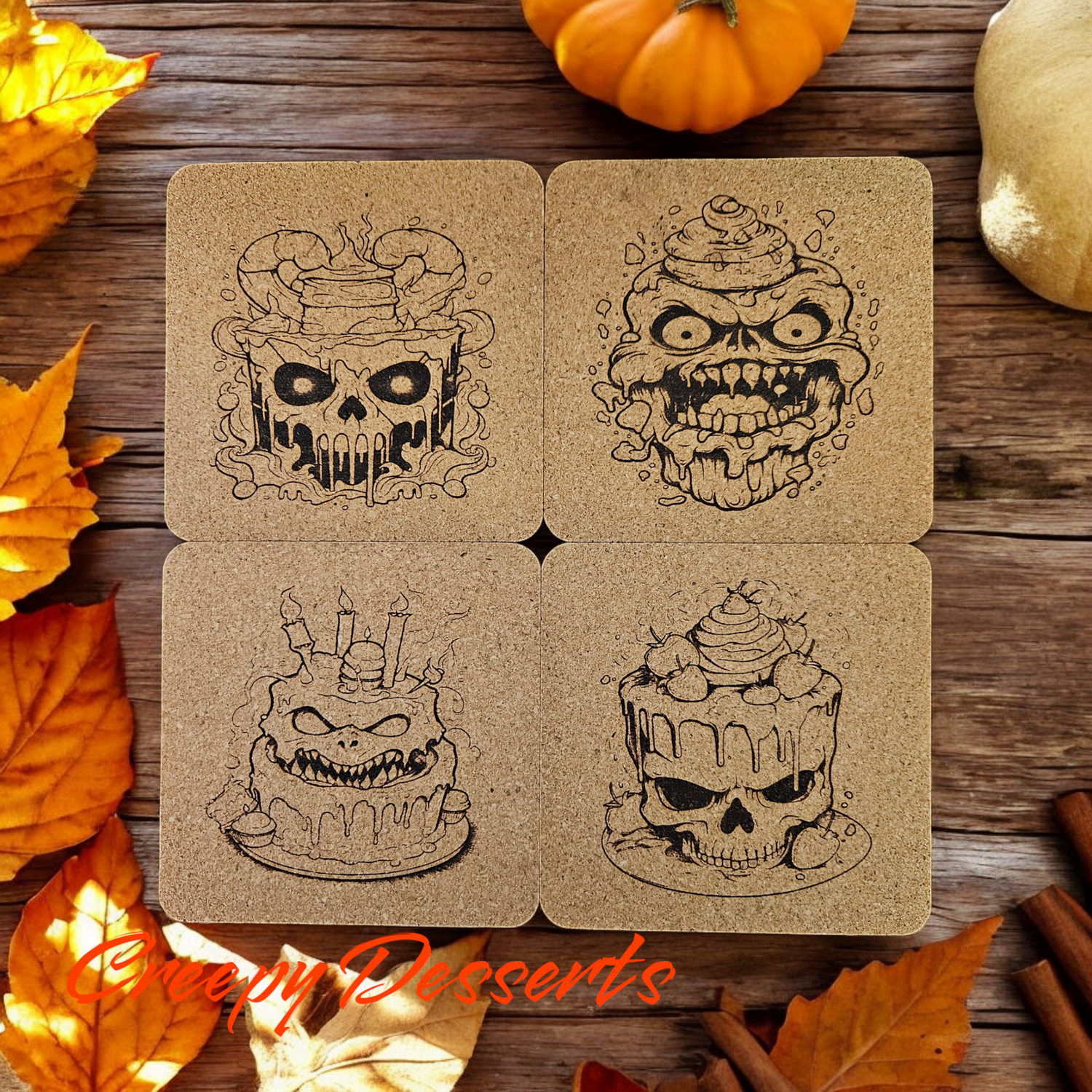 Cork Coaster Sets