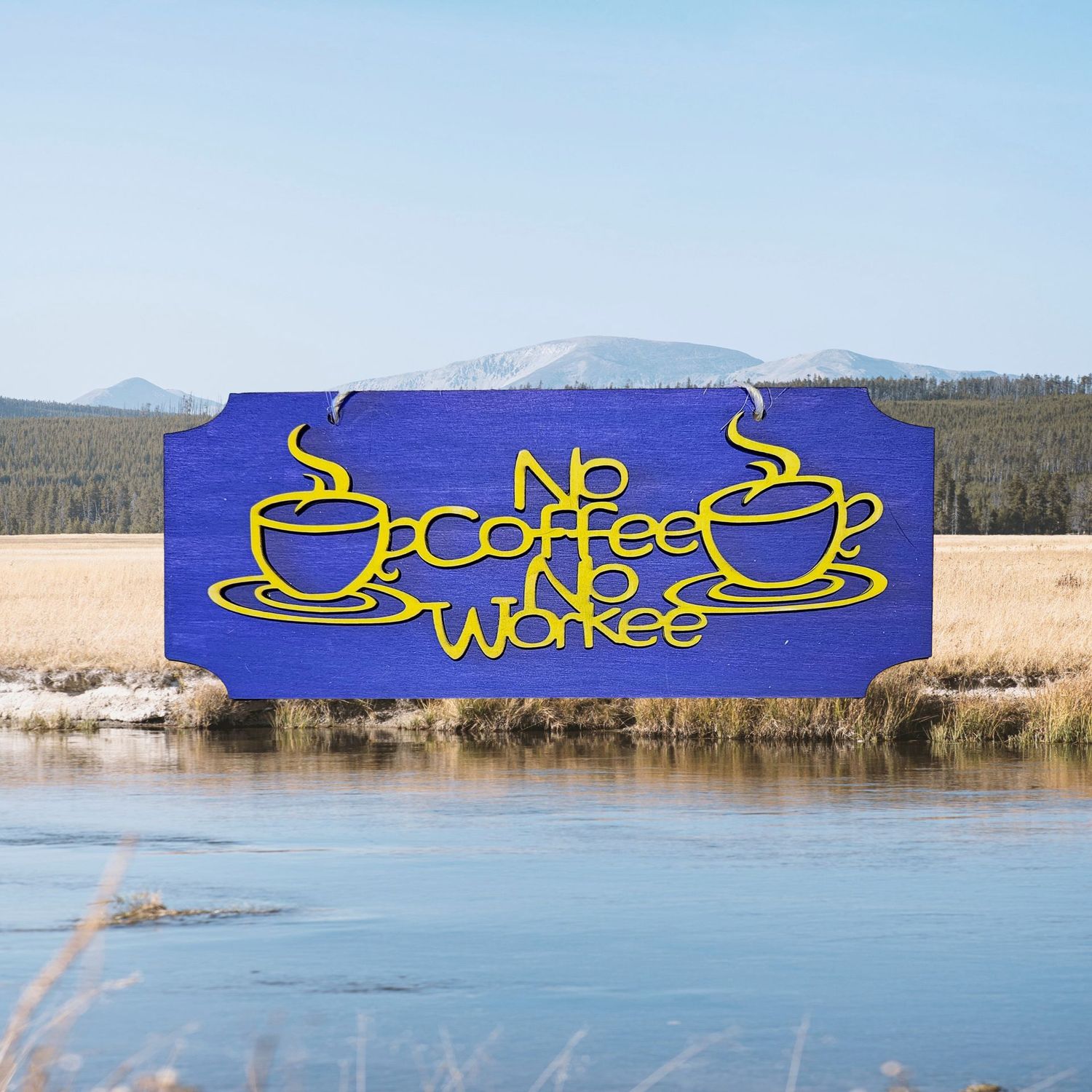 Wood Sign, Hanging