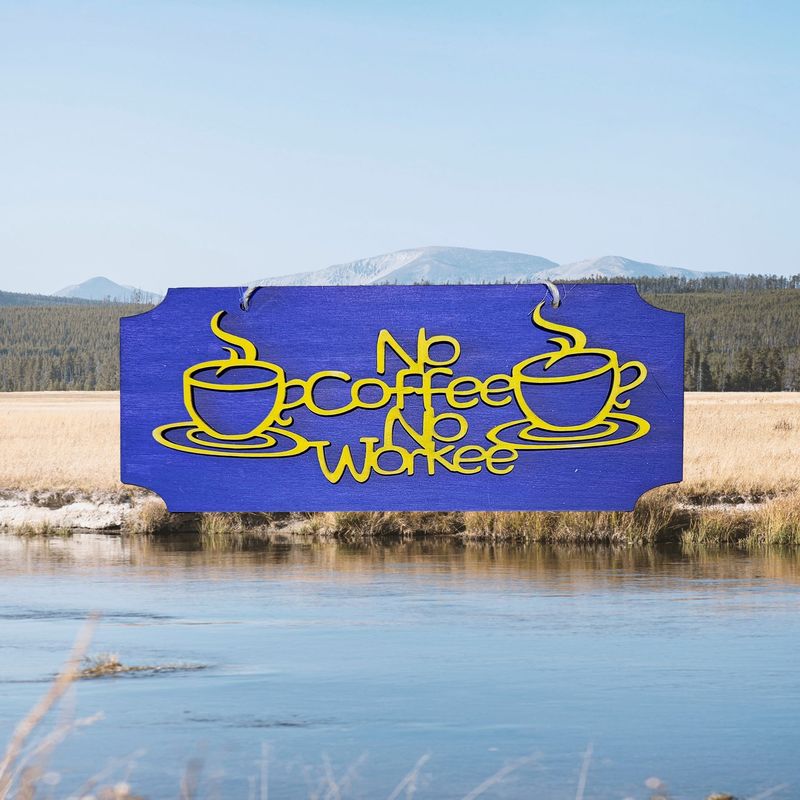 Wood Sign, Hanging