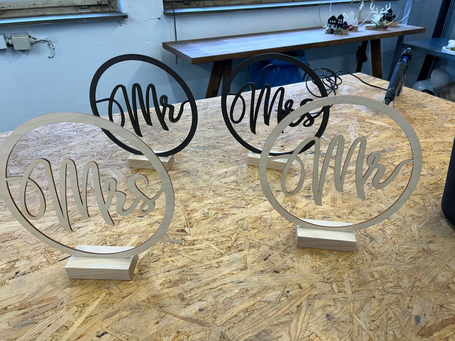 Mr and Mrs Loop aus Holz