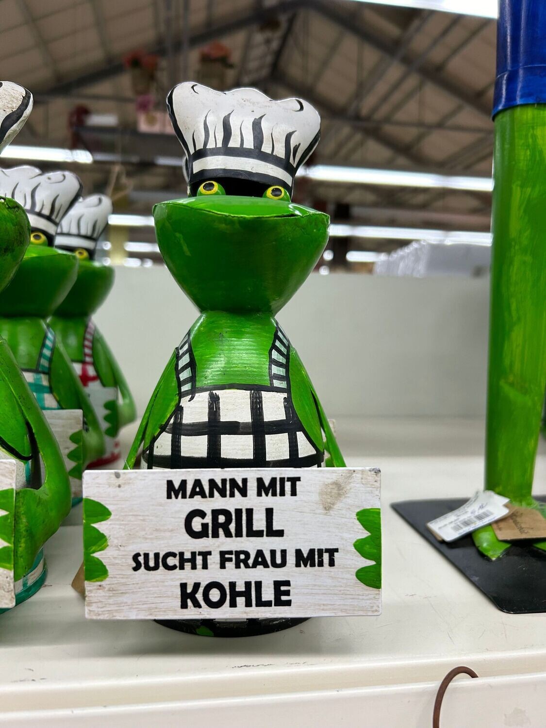 Metall Frosch "Zaunhocker"