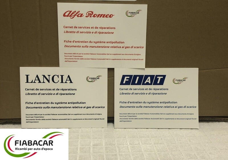 Carnet de service d'époque
