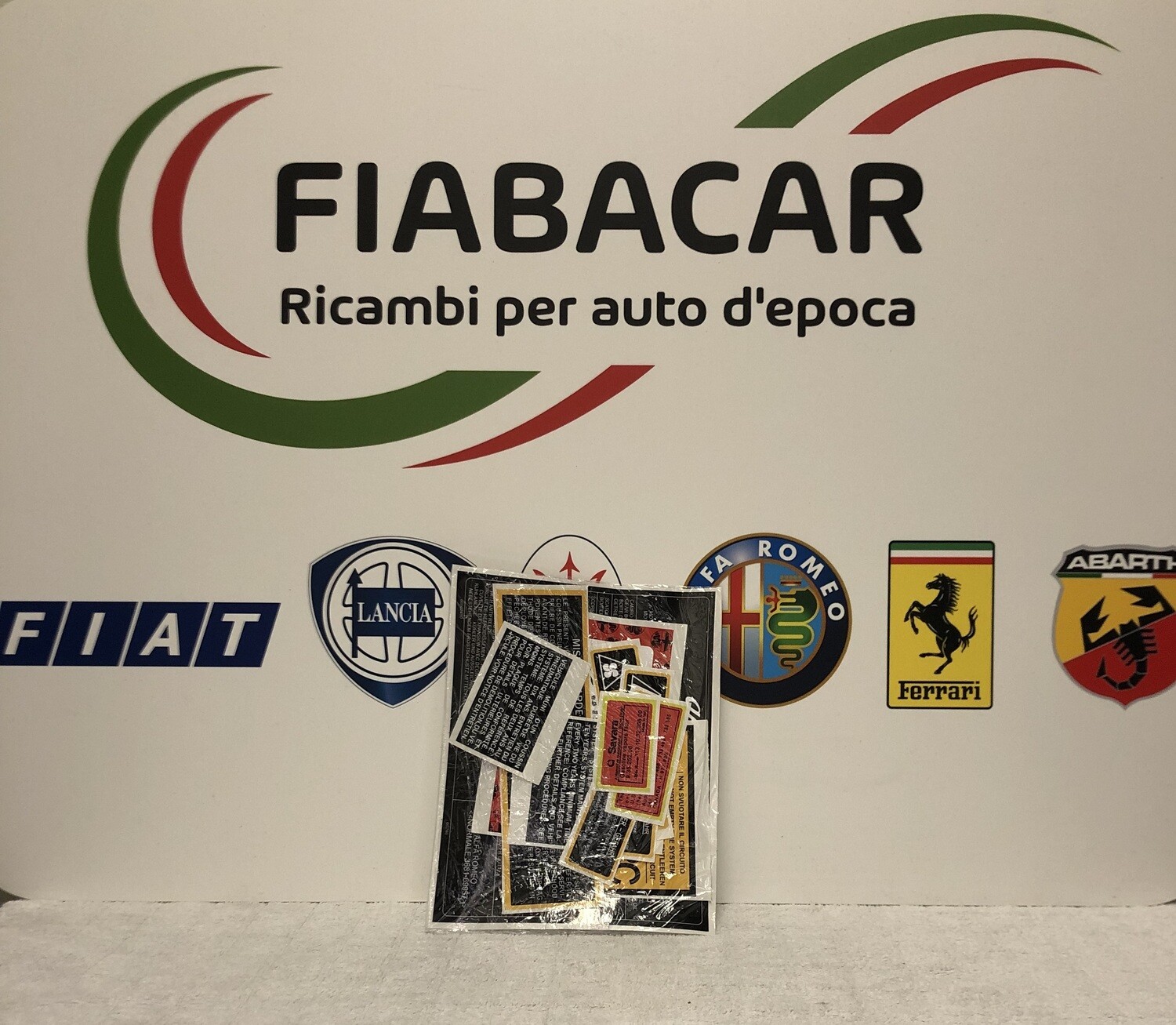 Kit sticker complet alfa Romeo Spider Aerodinamica 87-90