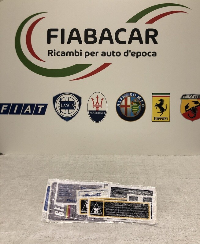 Kit sticker complet Lancia Delta 93-94 Kit sticker complet Lancia Delta 93-94