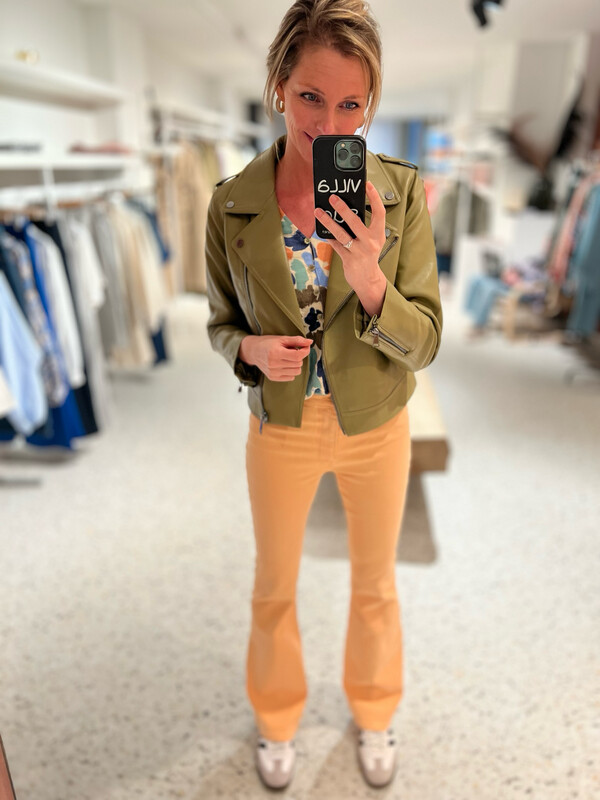 JACKET BIKER ACOMY ALOE