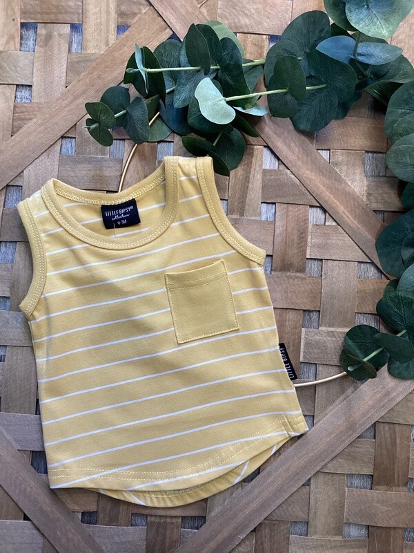Yellow Stripe Tank