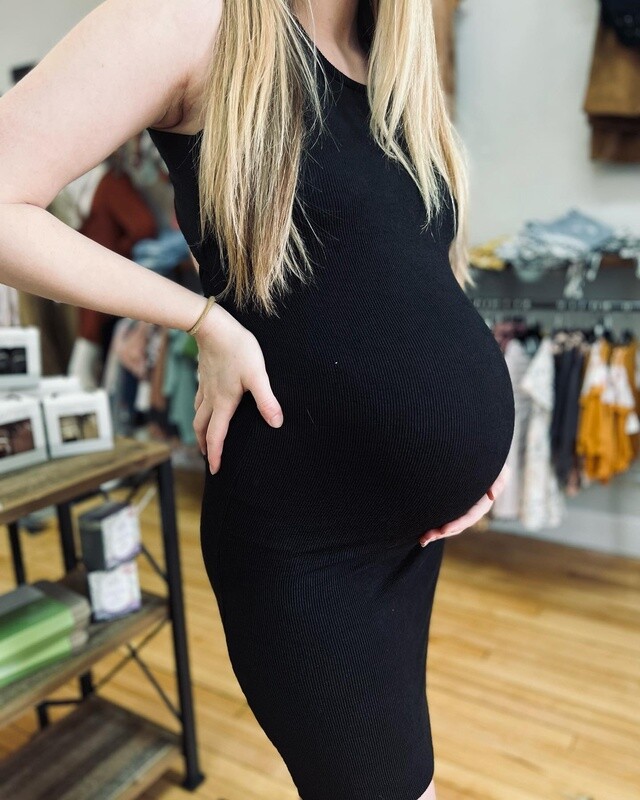 Black Maternity Dress