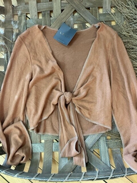 Rust Tie Sweater