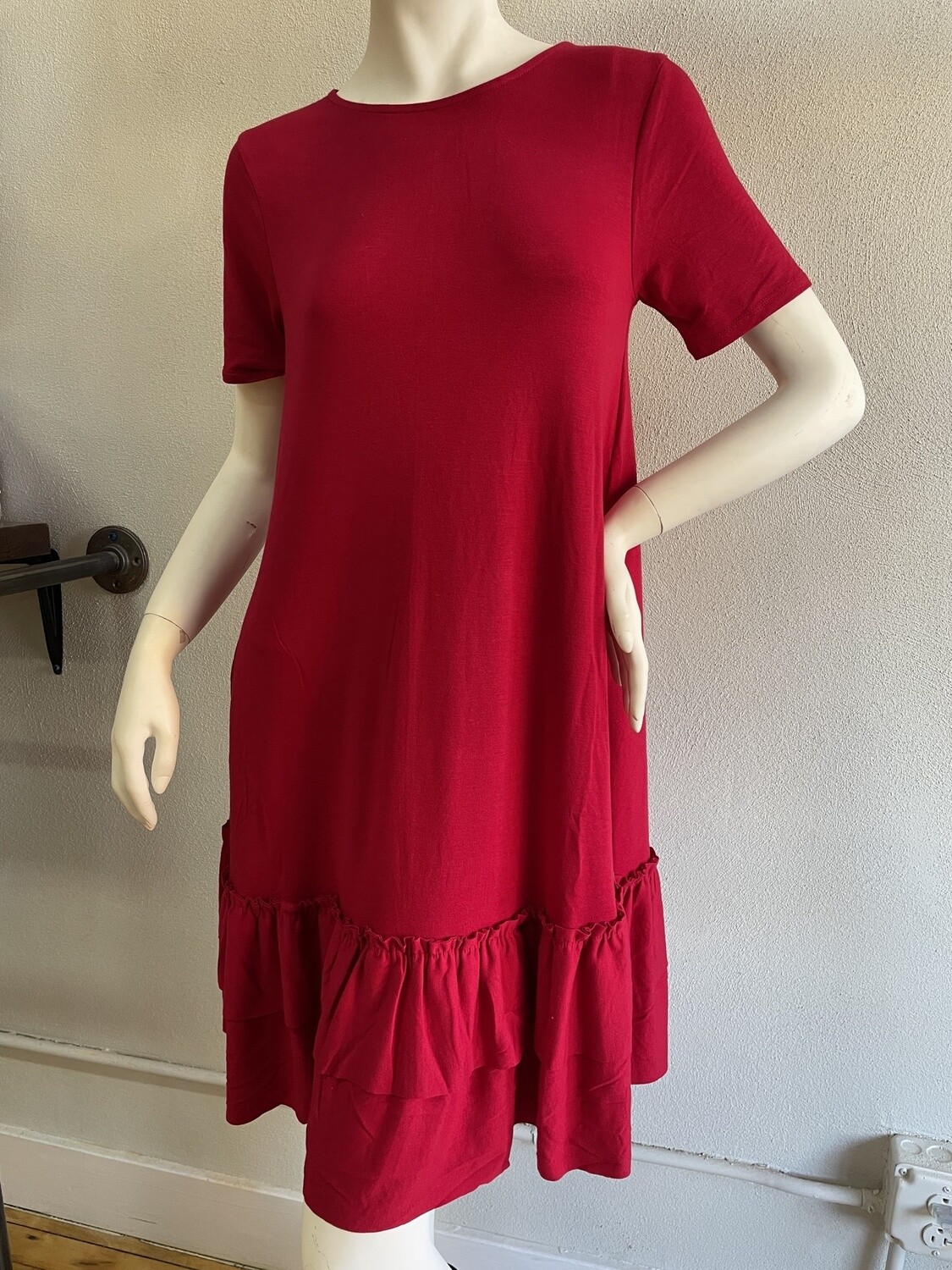 Ruffle Hem Dress
