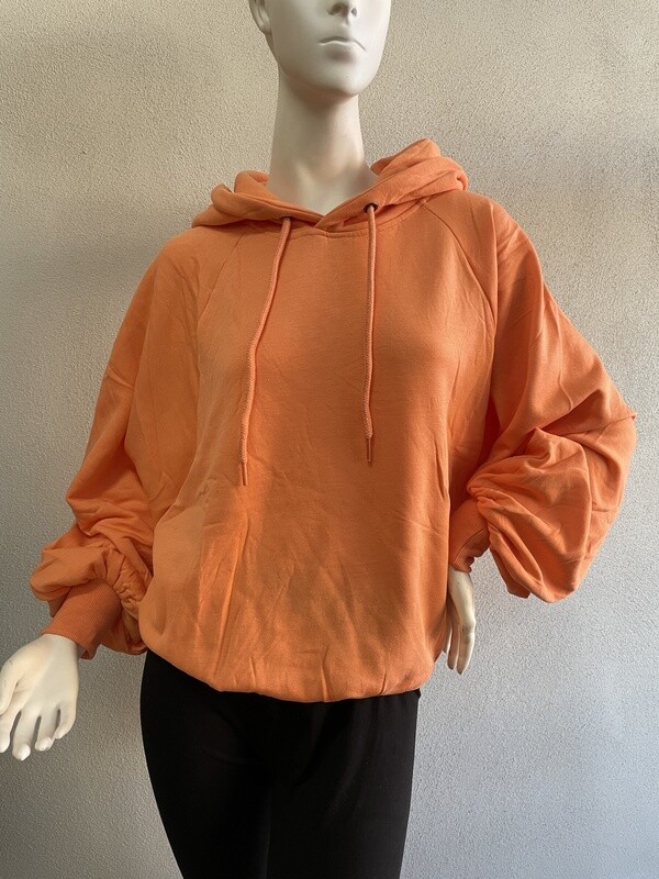 Raglan Soft Hoodie- Peach