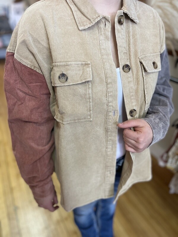 Multicolored Corduroy Jacket