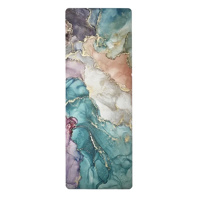 Over the rainbow Yoga mat - 183x68 cm - 4mm - Natural Rubber base + non-slip top