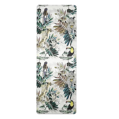 Welcome to the jungle Yoga mat - 183x68 cm - 4mm - Natural Rubber base + non-slip top