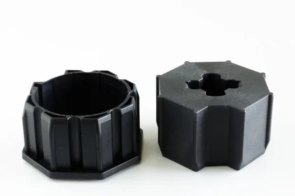 Adapter Buismotor 60 mm 8-Kant
