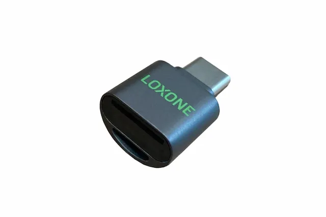 Loxone USB-C Micro SD-kaartadapter Loxone USB-C Micro SD-kaartadapter