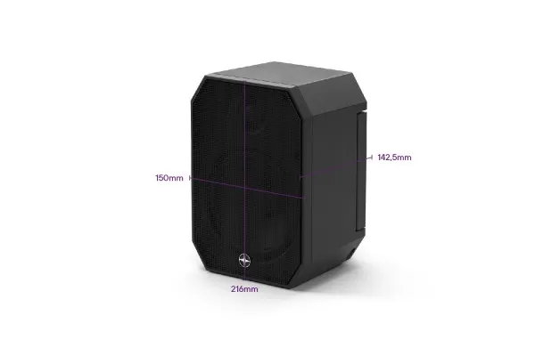 Satellite Speaker IP64 Master zwart