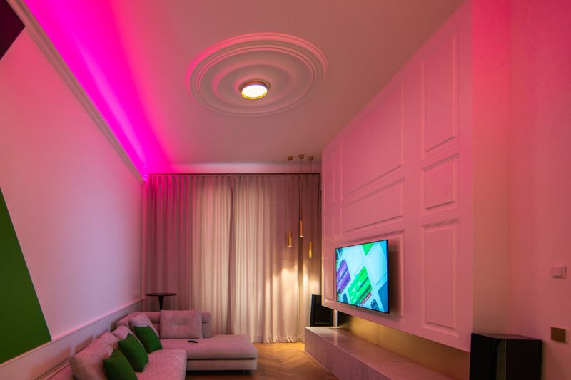 LED Plafondlamp RGBW Air Goud