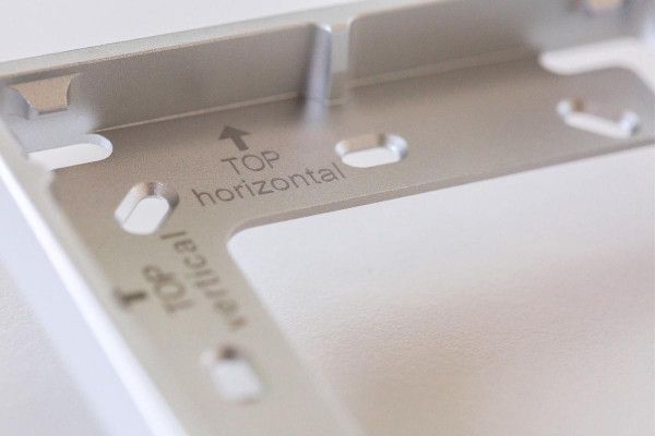 Montageframe Drievoudig Zilver