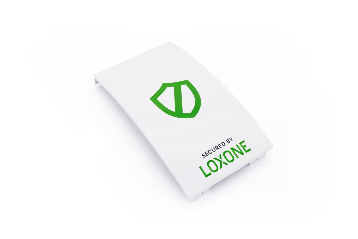 Afdekplaat voor alarmsirene wit