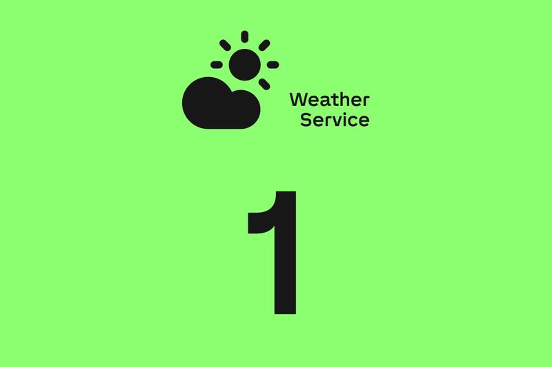 Weather Service - 1 Jaar Weather Service - 1 Jaar