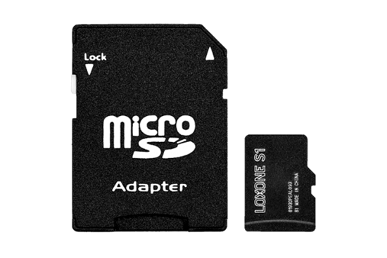 SD-kaart met firmware voor Audioserver