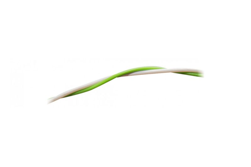 Doorverbindingsdraad groen/wit