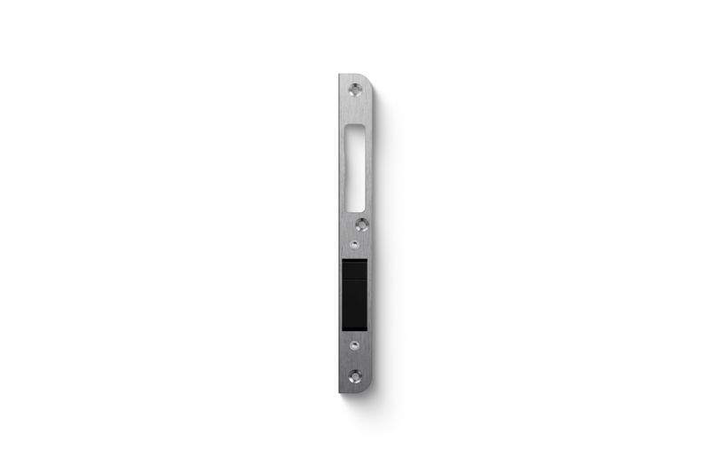 Platte sluitplaat rechts 190 x 20 x 3 mm voor Deurslot Air Inductief