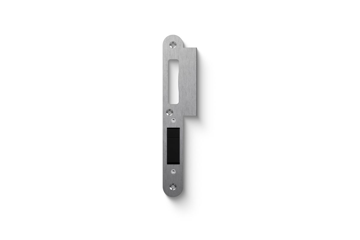 Sluitplaat met lip links 190 x 24 x 3 mm voor Deurslot Air Inductief