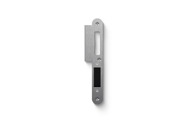 Sluitplaat met lip rechts 190 x 24 x 3 mm voor Deurslot Air Inductief