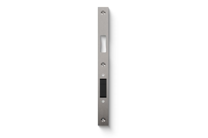 Platte sluitplaat voor buizenframe 270 x 24 x 3 mm voor Deurslot Air Inductief