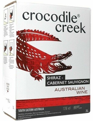 Shiraz/Cabernet Sauvignon - Crocodile Creek - Bag in Box - 300cl