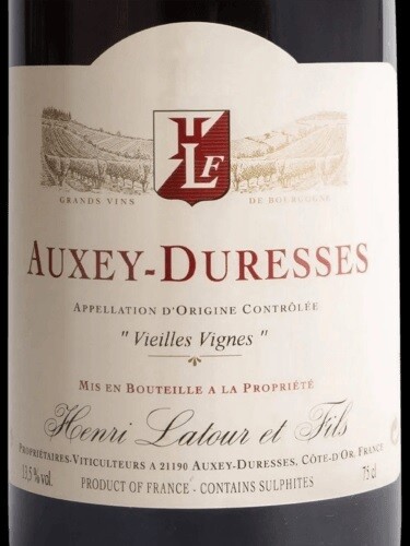 Auxey Duresses - Vieilles Vignes - Henri Latour - 2018 - 75cl - Promo