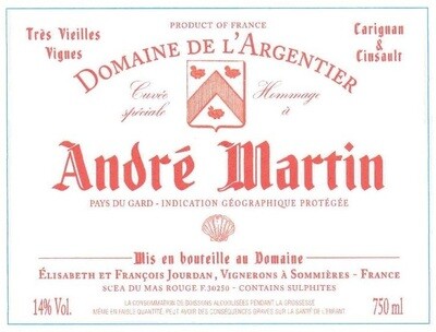 André Martin - Domaine de L'Argentier - 2018 - 75cl