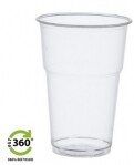 Plastiek - RPET - glas - 25cl - PET360@ - per 50 stuks