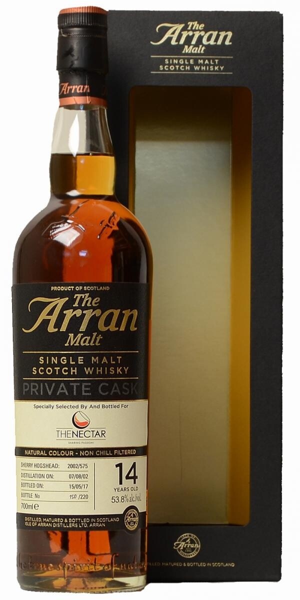 Whisky - Arran - 2002 - 14y - 53,8% - 70cl