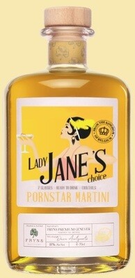 Pornstar Martini - Lady Jane's Choice - Fryns - 18% - 70cl