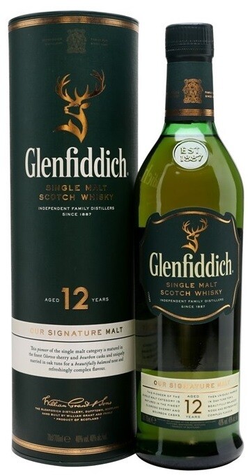 Whisky - Glenfiddich - 12y - 40% - 100cl