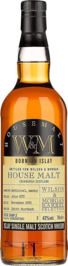 Whisky - Wilson &amp; Morgan - House Malt - Islay - 43% - 70cl