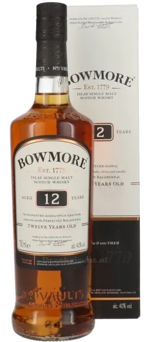 Whisky - Bowmore - 12y - 40% - 70cl