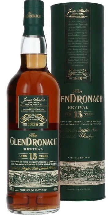Whisky - Glendronach - 15y - Revival - 46% - 70cl