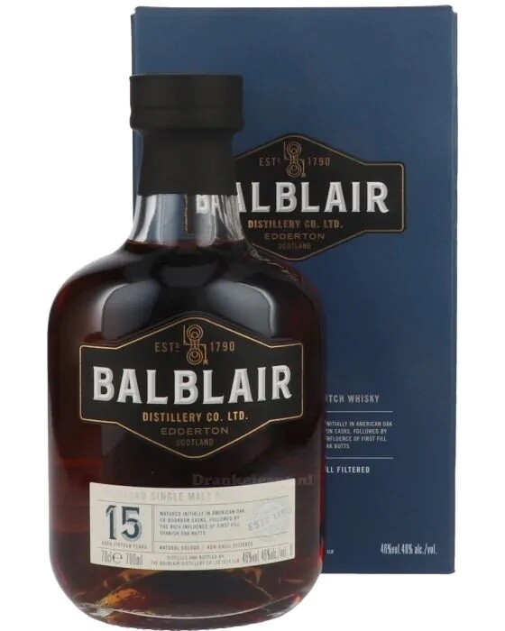 Whisky - Balblair - 15y - 46% - 70cl