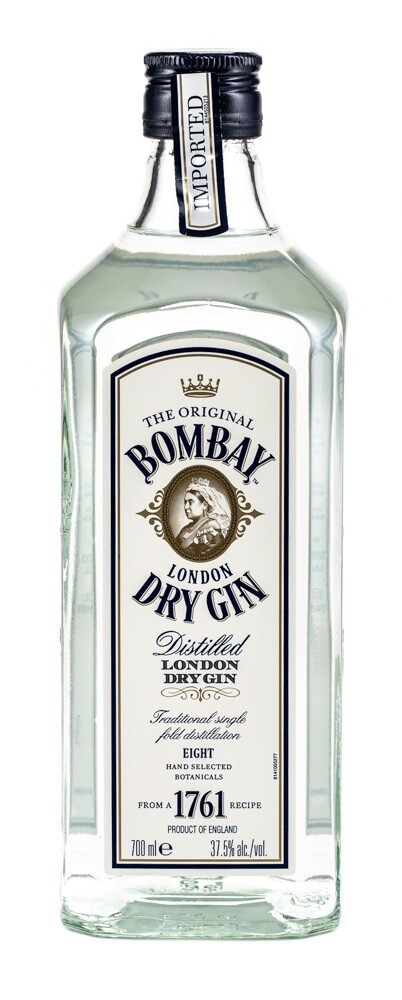 - - Gin 37,5% Bombay - Dry - 100cl