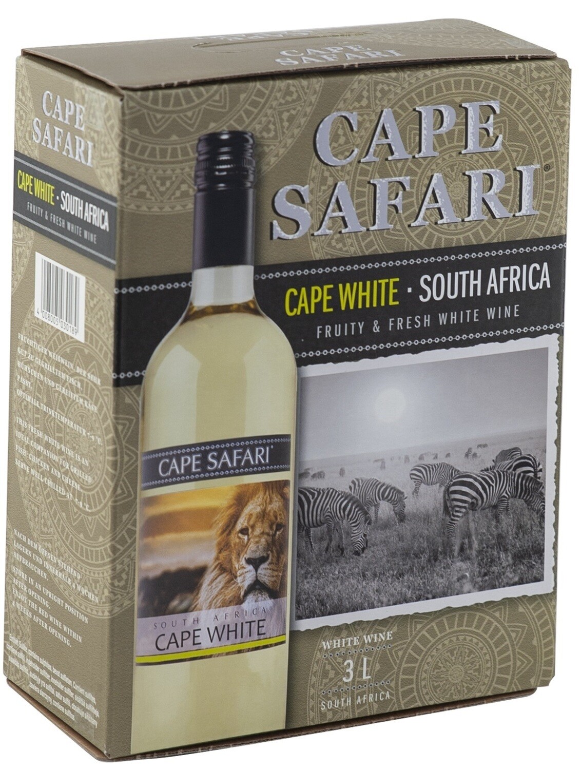 Bag in Box - Cape Safari - White Wine - 300cl
