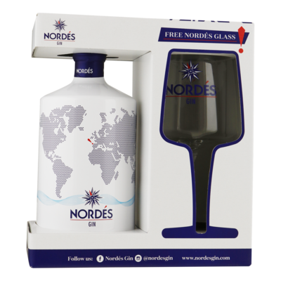 Gin - Nordes + Glas - 40% - 70cl