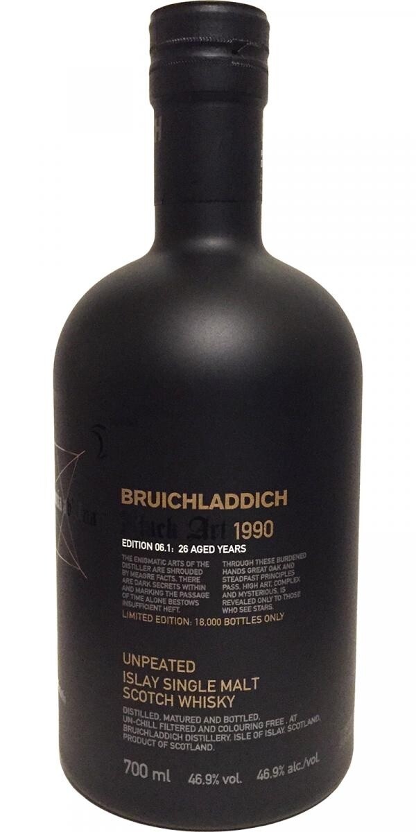 Whisky - Bruichladdich - Black Art 6 - 1990 - 26y - 46,9% - 70cl