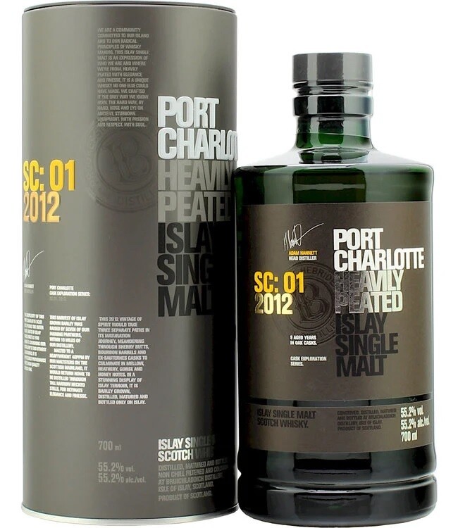 Whisky - Port Charlotte - SC:01 - 2012 - 55,2% - 70cl