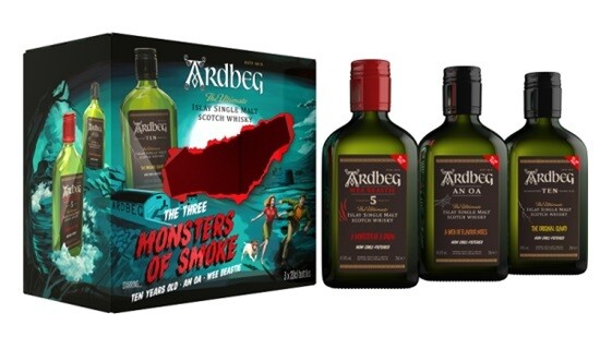 Whisky Ardbeg - The Three Monsters of Smoke - 46,67% - 60cl